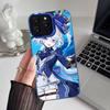 Чехол для телефона Furina Genshin Impact Для IPhone 17 16 15 14 13 12 11 Plus Pro Max Многоцветный Лазерный Аврора Ударопрочный Funda Чехол