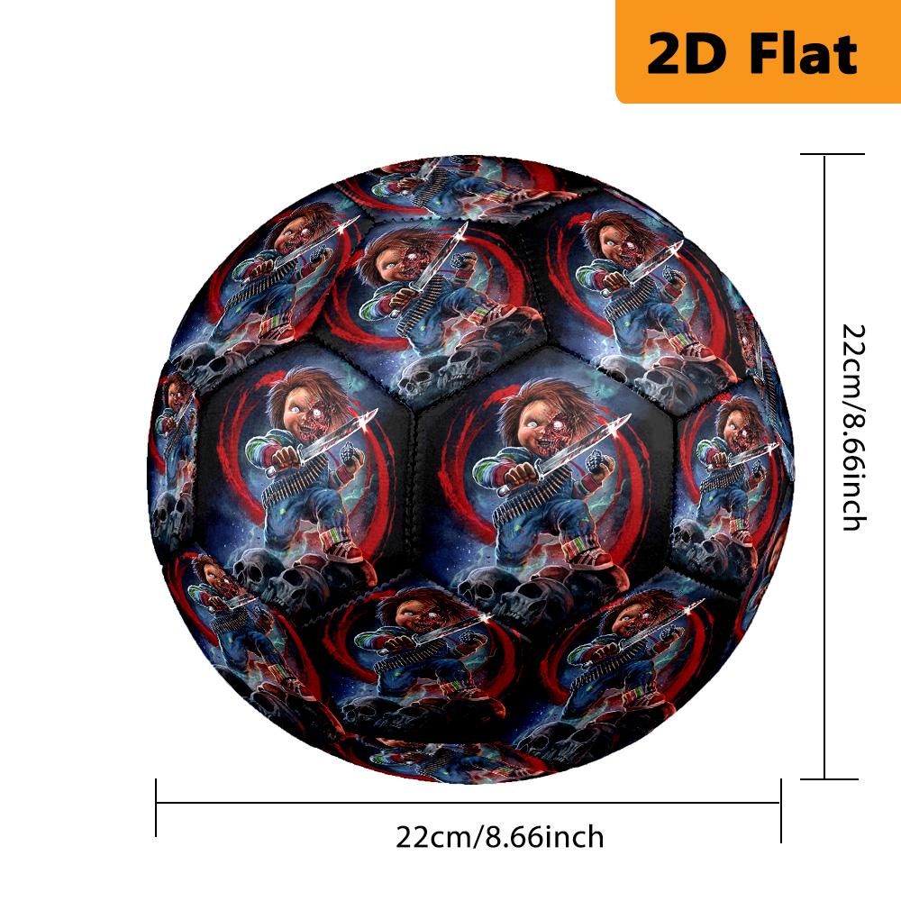 Horror: Puppet's Gaze Soccer Ball Suitable for both training and competition No. 5 football High elasticity