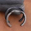 Trendy Simple Nordic Letter Bracelet for Men Women Stainless Steel Adjustable Viking Rune Mobius Twist Cuff Bangles Jewelry Gift