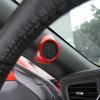 Car A-pillar Horn Decoration Cover Stickers Accessories Fit for Ford Mustang 2015-2018 ABS Interior Accessories