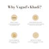 Хна для волос Vagad's Khadi Herbal Gramodaya, чисто натуральная, черная, 2 упаковки по 100 г, без аммиака