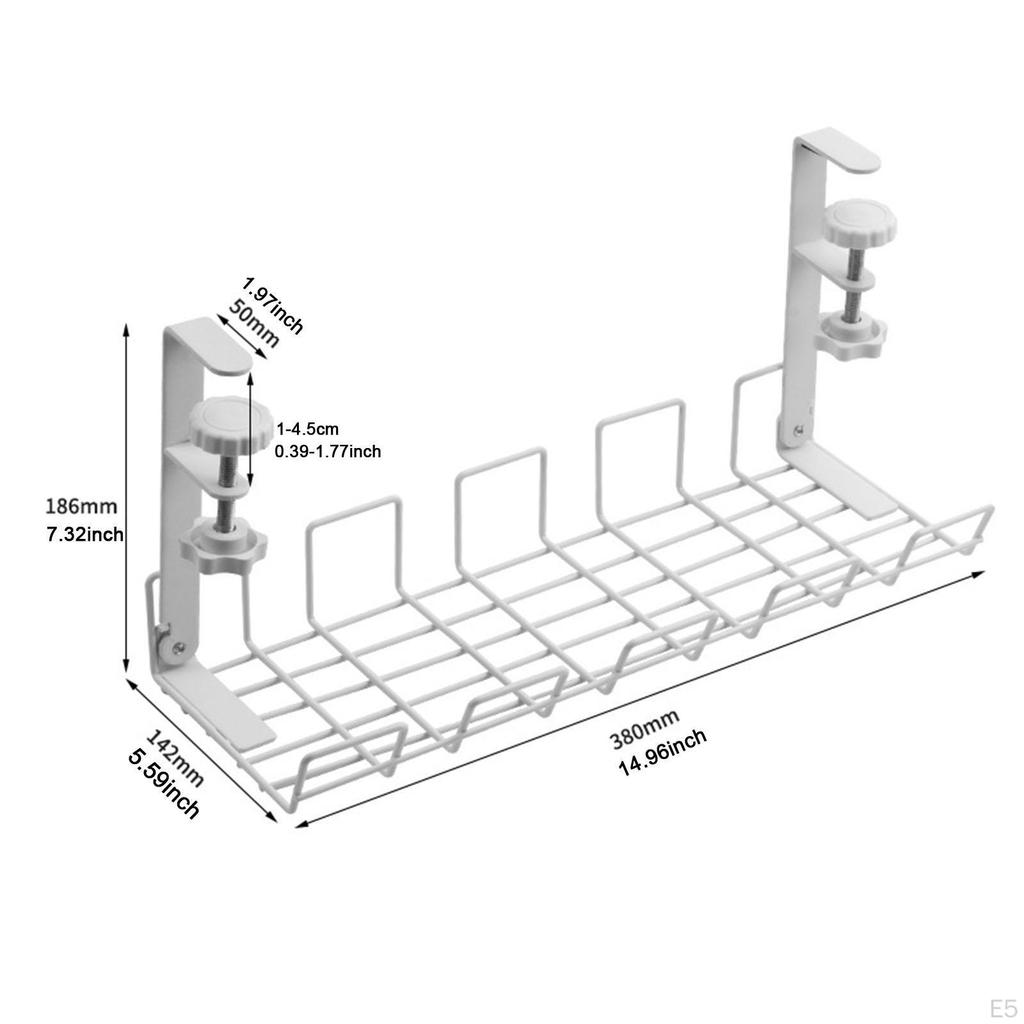 Desk Organizer for Cables Wire Management Solution Office And Home