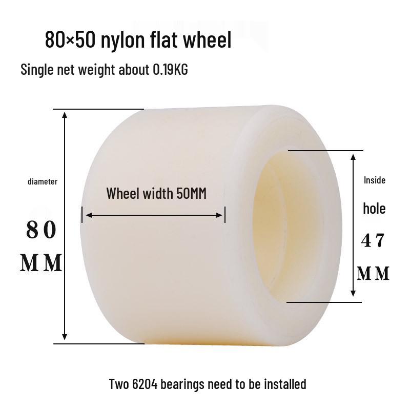 Hydraulic Pallet Truck Nylon Wheels & Iron Core PU Forklift Accessories