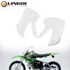 LINGQI RACING Мотоцикл KLX 110 Пластиковая передняя боковая панель крыла Для KLX110 2013 Питбайк Мотокросс Аксессуары