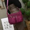 Multi Layer Crossbody Bag Women's Oxford Cloth Shoulder Bag, Casual and Lightweight Ladies Business Bag