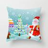Cartoon Christmas Throw Pillow Set Santa Claus Sofa Gift Home Decor Pillowcase Christmas Gift Pillowcase