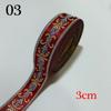 1 Meters Sewing Fabric Jacquard Ribbons Floral Embroidered Straps Woven Lace Trim Stylish