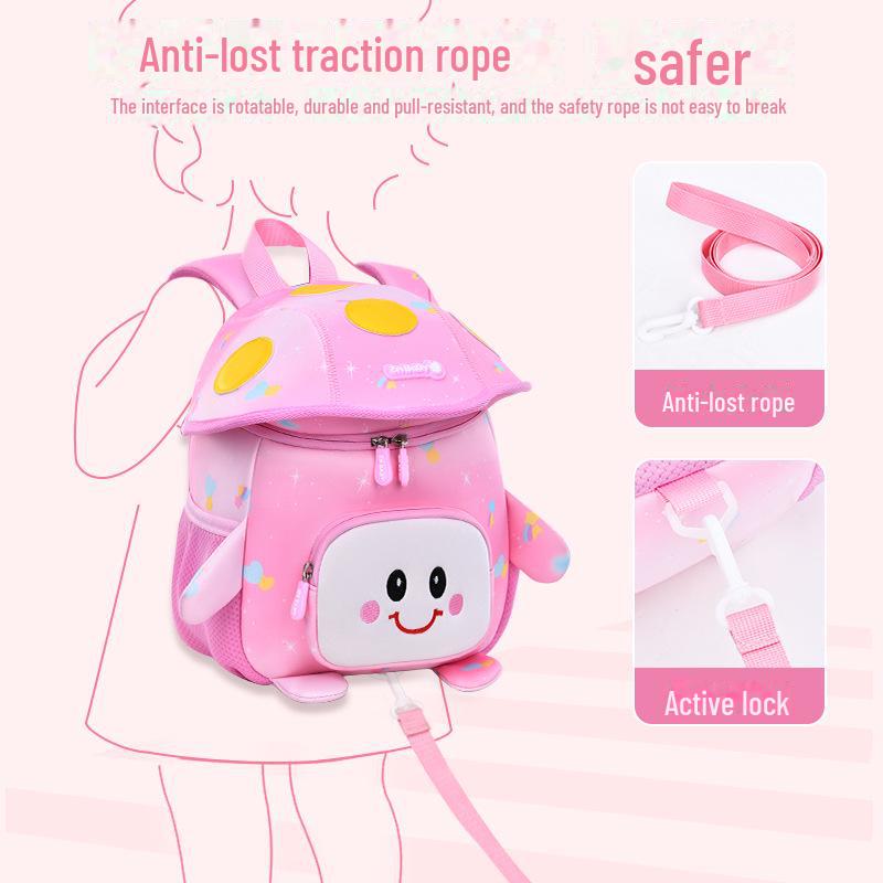 Милый детский рюкзак-грибок для детского сада - школьная мини-сумка для мальчиков и девочек