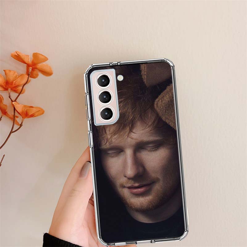 Ed sheeran Singer Clear Phone Cases for Samsung S26 Ultra Galaxy S25 Edge S24 S23 FE S21 Plus S20 S22 S10 Cover Patterned Compat