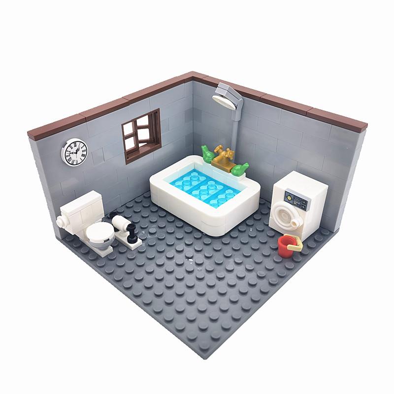 City Shop Friends Blocks Toys for Children Compatible Classic MOC Parts House Furniture Building Bricks Birthday Gift Bloques