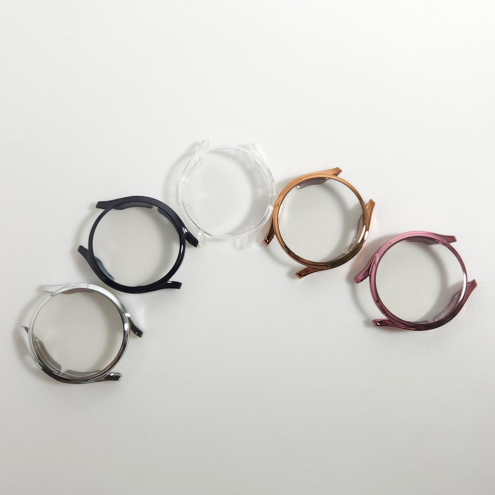 Защитный чехол для Samsung Galaxy Watch 5 44 мм 40 мм SM-R900 R910 / Galaxy Watch 4 Силиконовый HD Полный экран Защитная крышка Чехлы