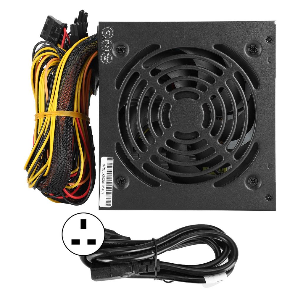 Компьютерный блок питания Настольный Тихий вентилятор Аксессуары ATX 24-PIN 400 Вт Регулируемый 115