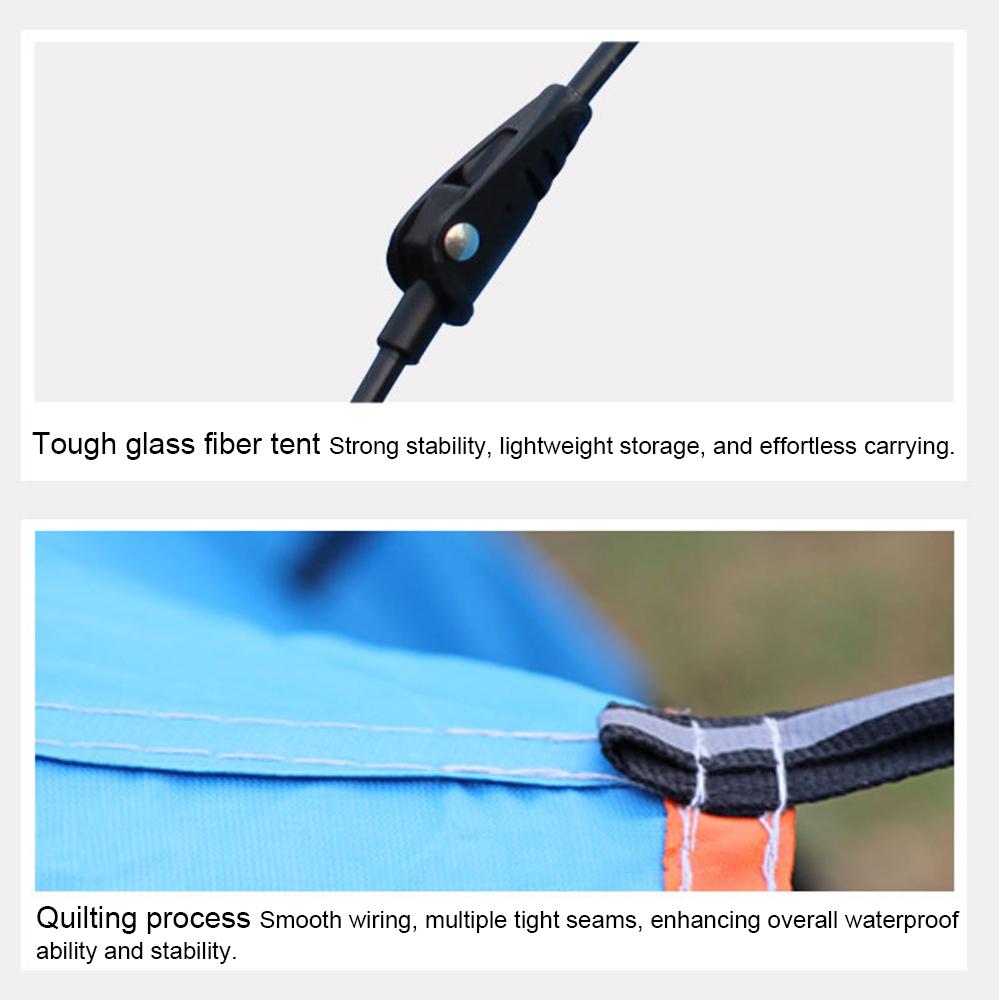 1 шт., автоматическая палатка, уличная семейная палатка для кемпинга, легкая открытая палатка, сверхлегкая мгновенная тень для 2-3 человек, туристическая походная палатка