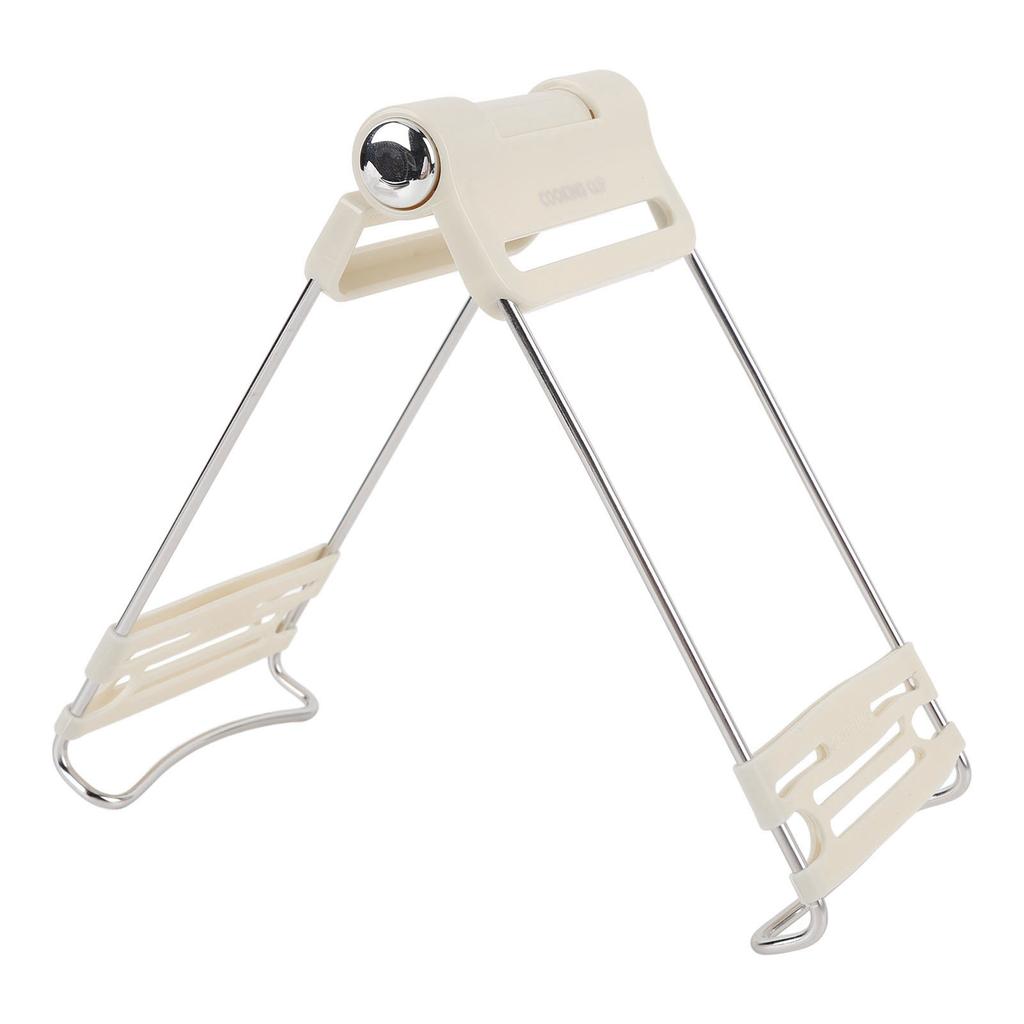 Hot Plate Gripper Stainless Steel Bowl Clip Heat Resistant Adjustable Hot Dish Plate Clip Lifter for Home Kitchen