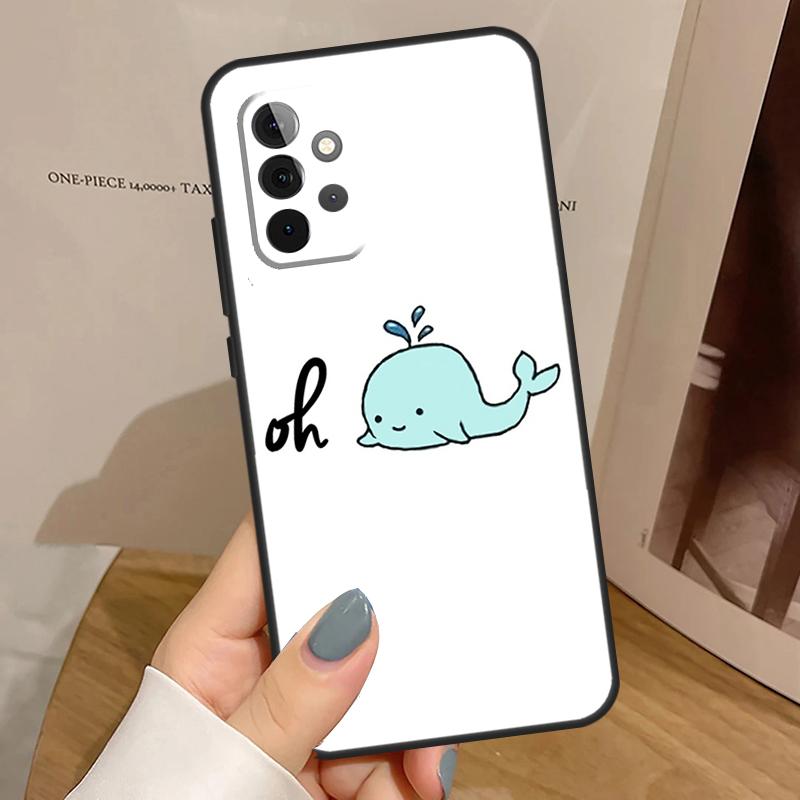 Чехол 'Морской Кит Нарвал' Для Samsung Galaxy A34 A54 A17 A35 A55 A06 A16 A26 A36 A56 A53 A32 A52 A33 A13 A14 A15