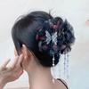 Женские Летние Осенние Аксессуары для Волос Бабочка Кисточка Девочки Супер Милая Цветок Многослойный Зажим для Волос Нарядный Головной Убор