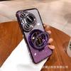 Применимо к чехлу для мобильного телефона Huawei Pura11pro с блестками, гальваническим покрытием, стразами, матовым покрытием, зеркалом для макияжа, крышкой с магнитным держателем