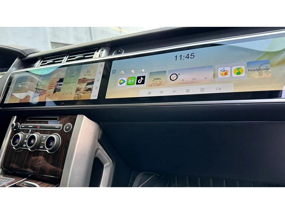 13-17 Range Rover Исполнительная консоль Двойной 12,3'' ЖК-дисплей для переднего пассажира Обновление