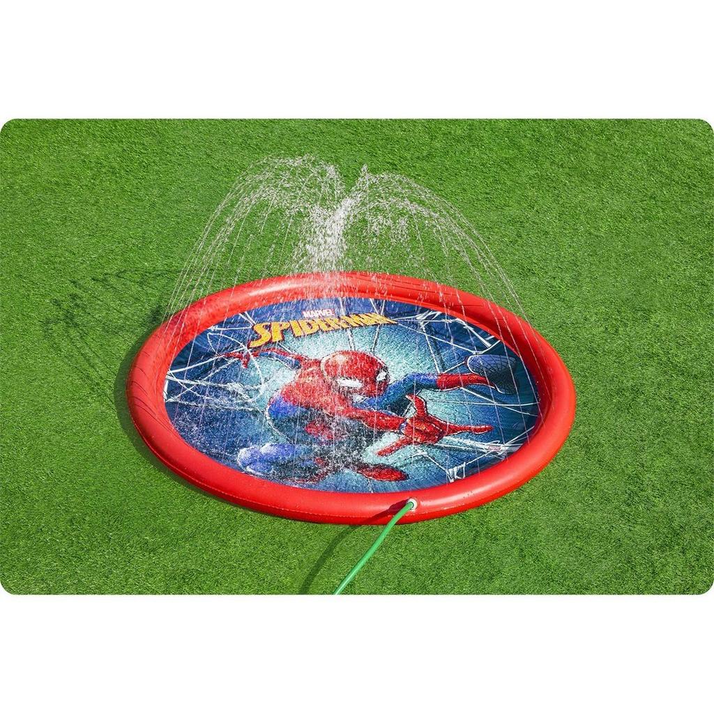Inflatable Paddling Pool With Spider-Man Fountain 165 Cm Bestway 98792