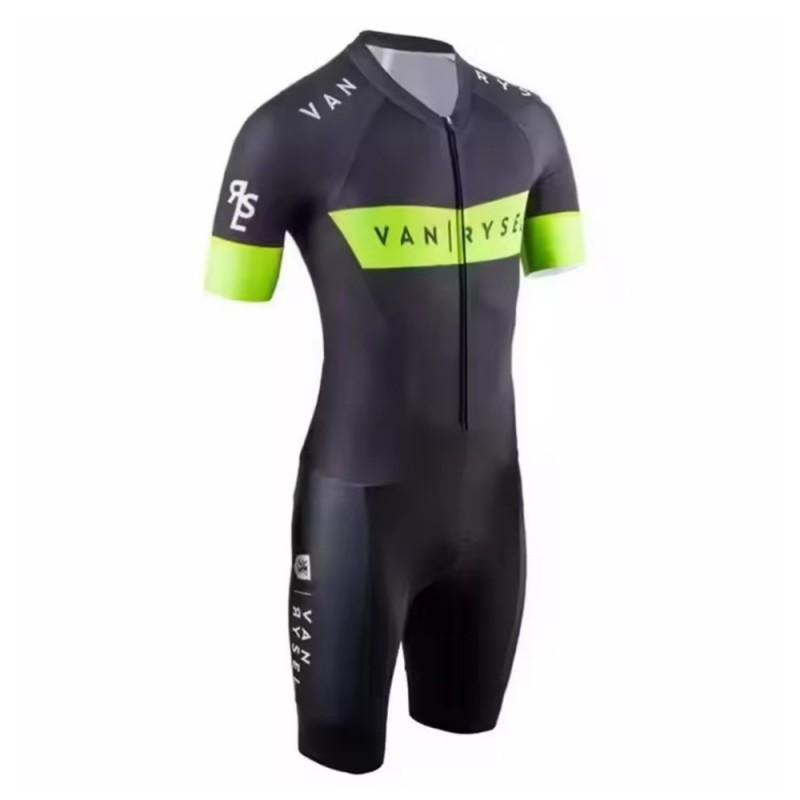 Men Women Triathlon Cycling Suit Short Sleeve Bike Jersey Mountain Racing Gear Sports Apparel