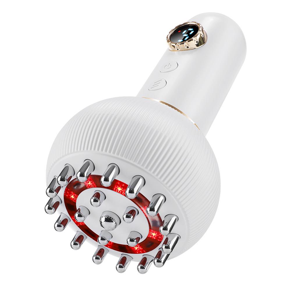 Умная вибрирующая щетка EMS по меридианам - Электрический прибор для всего тела с вакуумным массажем и горячим компрессом