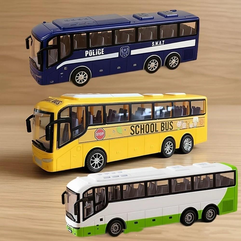 Модель автобуса в масштабе 1/16, игрушки, 12,5 дюймов, инерционный городской автобус, игрушка, коллекционные украшения