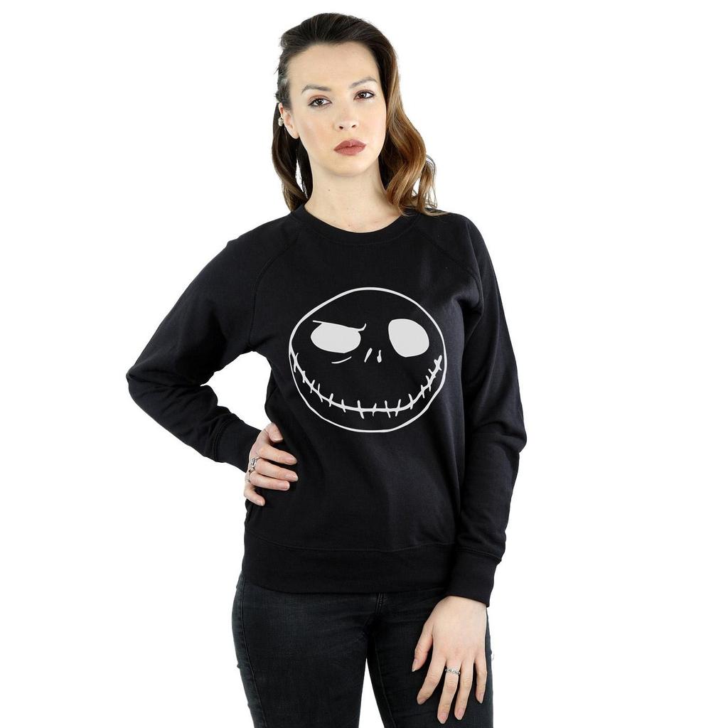 Disney Womens/Ladies Nightmare Before Christmas Jack´s Big Face Sweatshirt