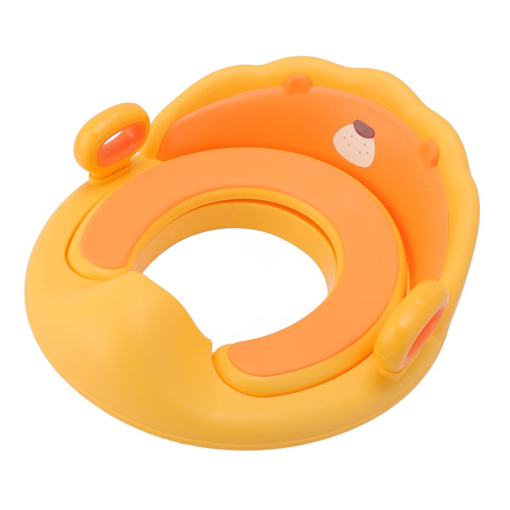 Детское сиденье для унитаза для приучения к горшку с мягкими ручками и брызговиком, портативный дорожный горшок для малышей