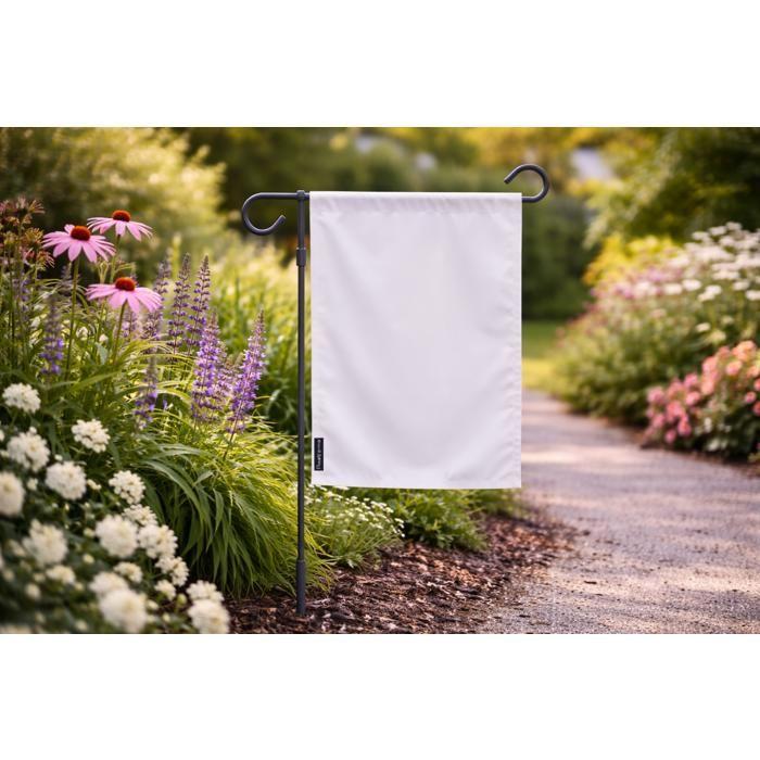 Drapeau de Jardin de Porto Rico – 32 x 47.5 cm – Polyester Résistant – Format Horizontal – Extérieur – Pixelforma