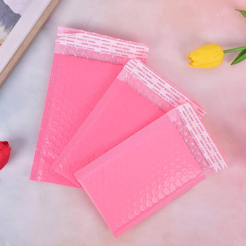10X Pink Bubble Bag Mailer Plastic Padded Envelope Shipping Bag Packaging