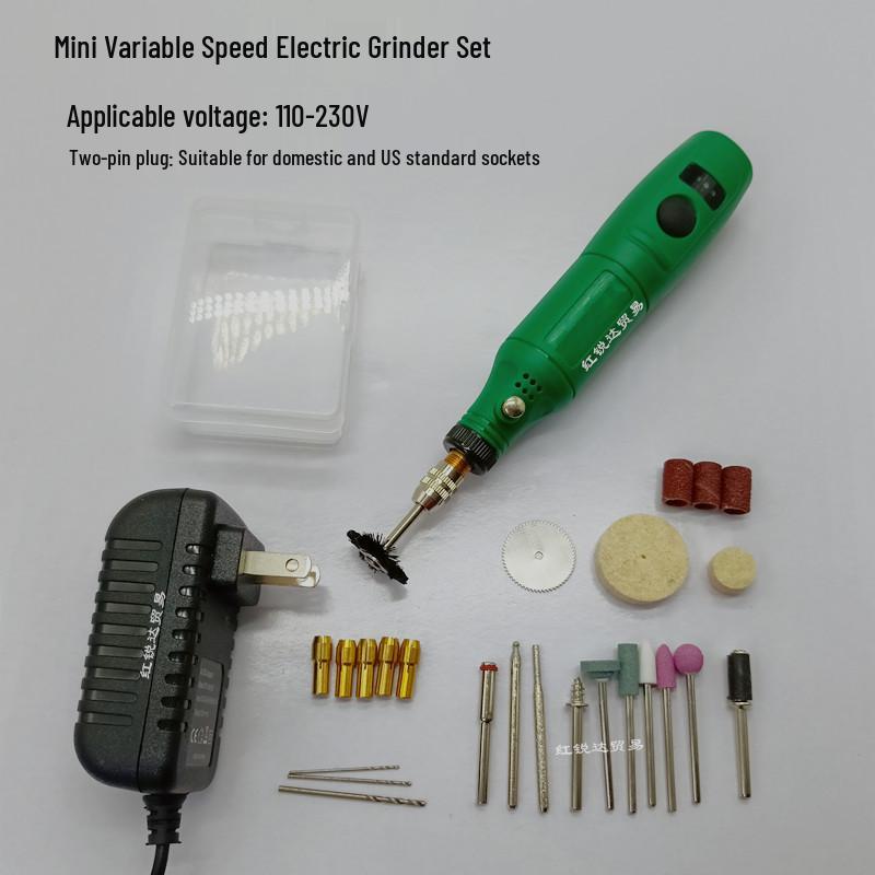 Мини-электродрель и шлифовальная машина с регулировкой скорости для резьбы, полировки и гравировки