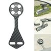 Bicycles Handlebar Combo Mount Adjustable Out Front Computer Mount Carbon Fiber Bike Stem Mount Easy to Install
