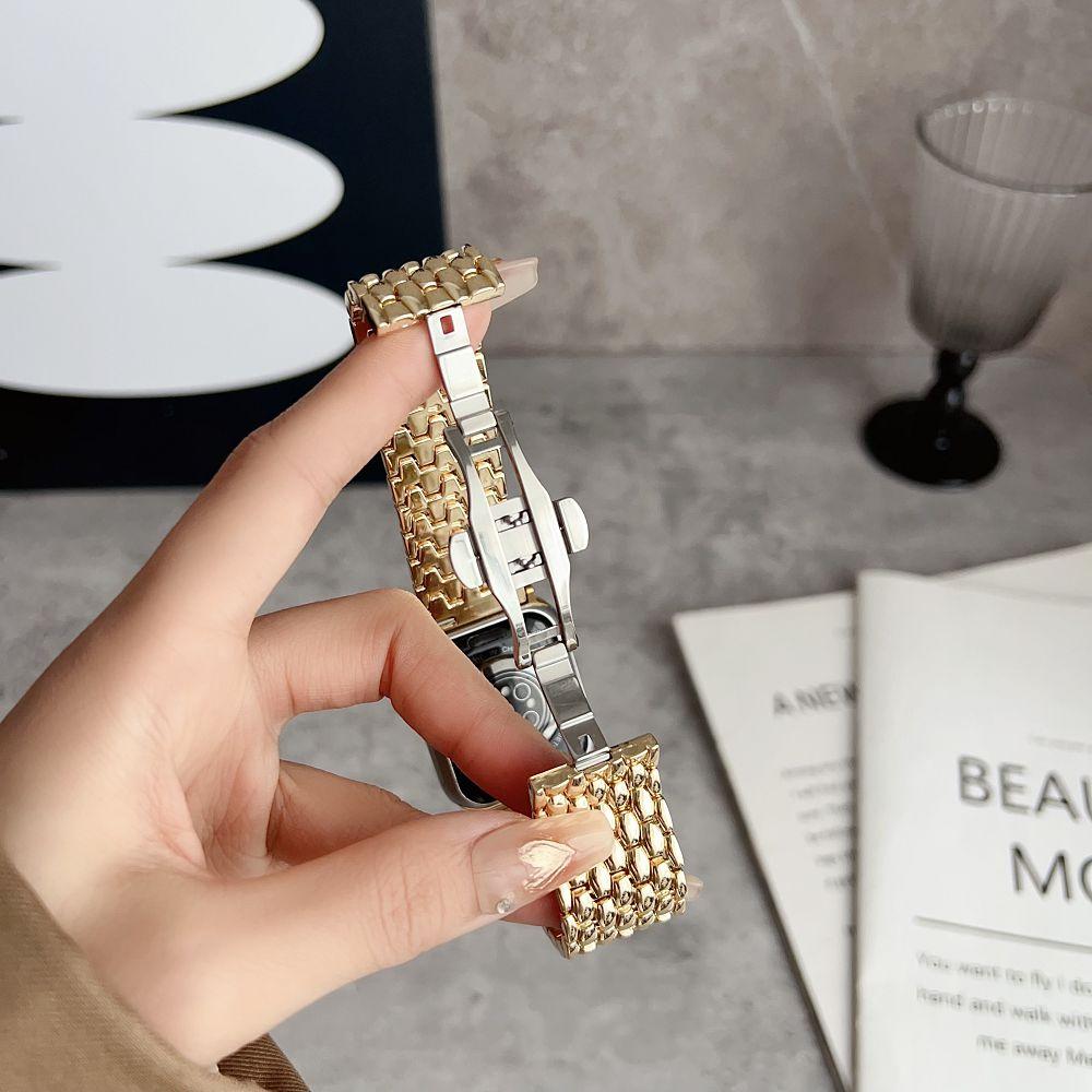 For Apple Watch Correas Dragon Pattern Matel Straps for Apple Watch Ultra Band S11 10 9 8 7 6 5 4 3 2 SE iWatch Bracelets Correa