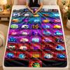 Flannel BlanketBlox Fruits Warm Soft Throw Blanket for Indoor Sofa Bed Living Room Use