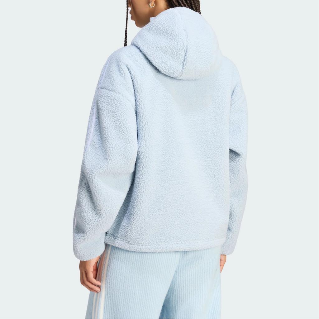Женская куртка Adidas By Jennie Флисовая куртка-худи 'Wonder Blue'