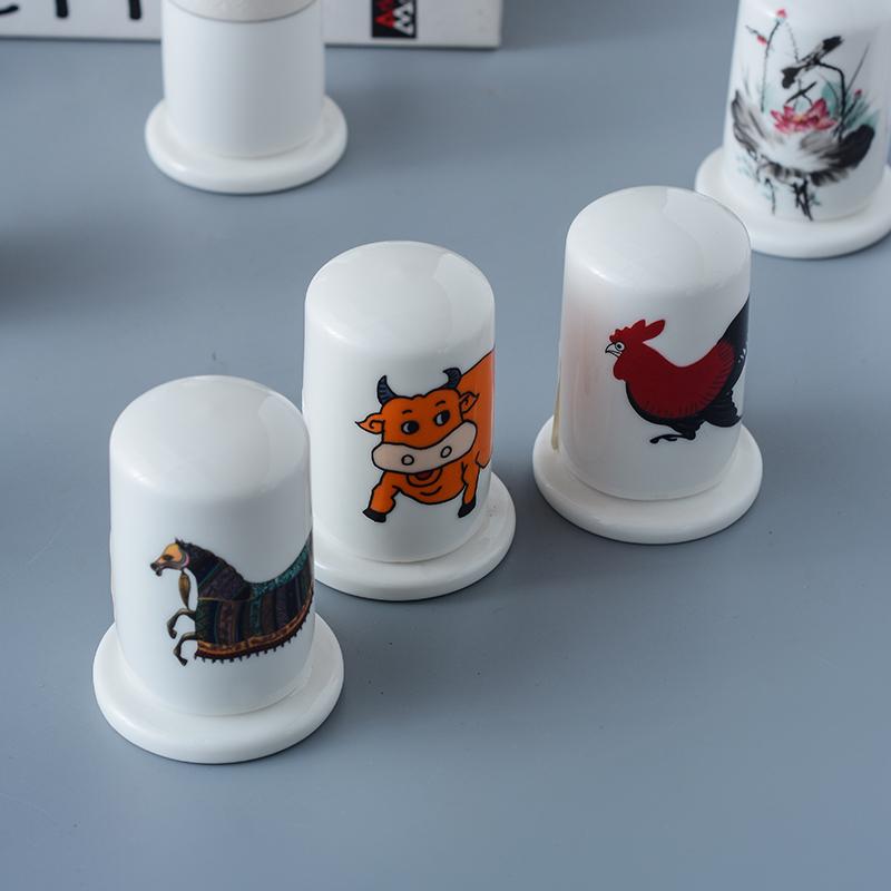 Bone China Toothpick Box Phnom Penh Toothpick Jar Toothpick Holder Chinese Toothpick Dispenser Secret Stash Tooth Pick Holder