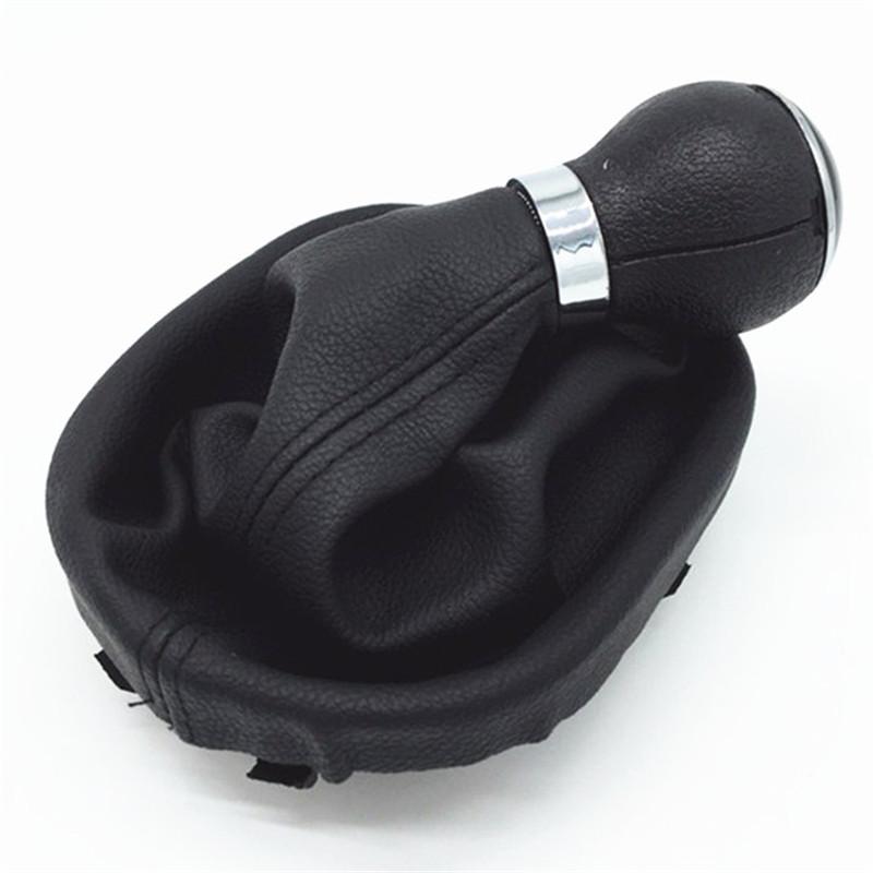 Ручка переключения передач Рычаг переключения передач Чехол-гетра PU Внутренние автомобильные аксессуары Для VW Volkswagen Caddy 2 MK2 Touran 2004-2015