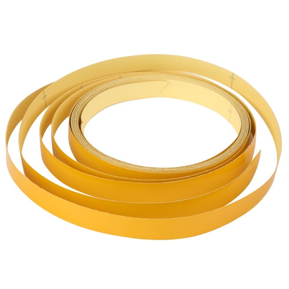 PVC Reflective Warning Tape Yellow/Orange/Blue/Red Vehicle Reflective Tape  Car Exterior Trim