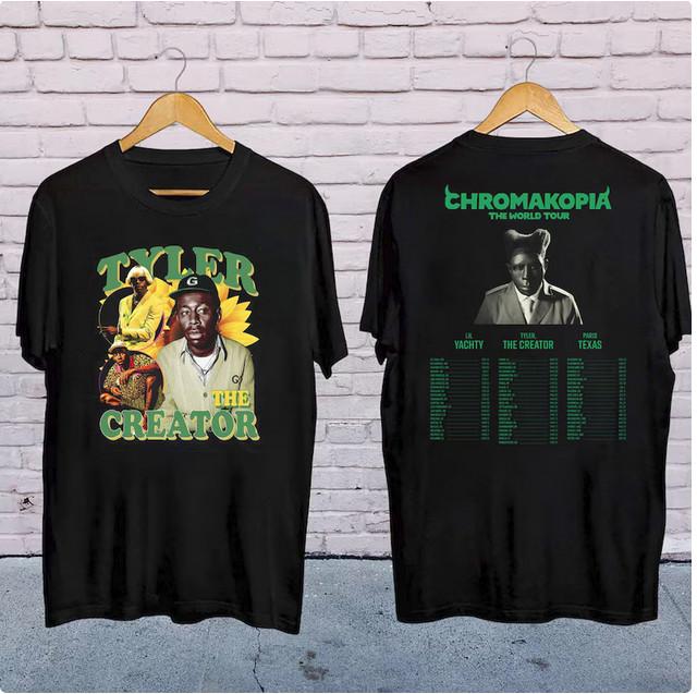 2025 Тур Tyler the Creator Chromakopia Футболка, Футболка с концерта Tyler the Creator