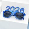 2026 Номер Очки С Новым Годом Очки Бриллиантовые Блестки Солнцезащитные Очки Косплей Реквизит Украшение для Рождественской Вечеринки Смешные Очки