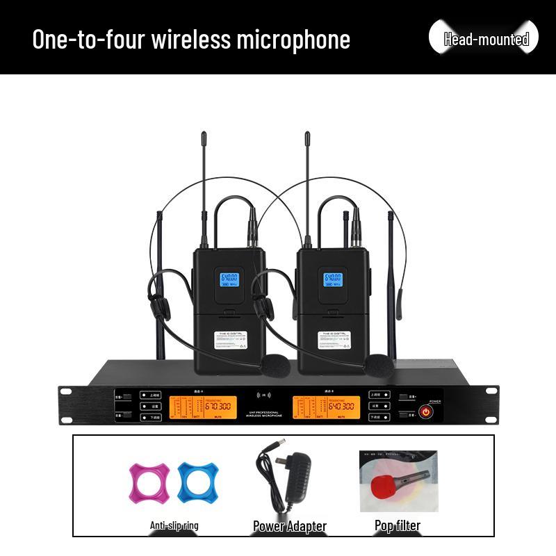 Professional UHF Wireless Lavalier & Headset Microphone with True Diversity and Free Shipping