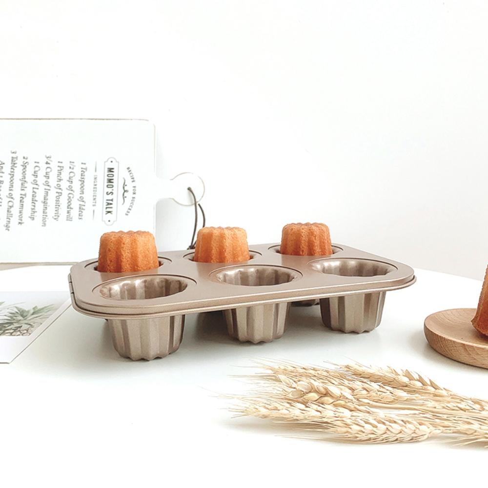 Mousse Dessert Carbon Steel Cookware French Bakeware Baking Tool Cake Pan Canele Mold Cannele Mould