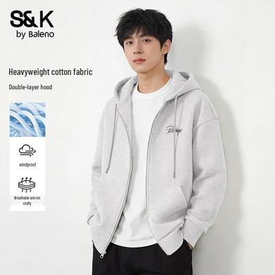 Мужской кардиган с капюшоном свободного кроя серии S&K от Baleno