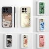 For Redmi K70 K80 K60 K50 K40 K30 Pro Ultra Phone Cases Lucky Brown Blanket Patterns Liquid Silicone Shockproof Protective Shell For Redmi Bumper Bags