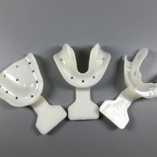 17 шт./компл. зубные слепочные лотки для беззубых челюстей, старая рамка с обрезанной задней частью