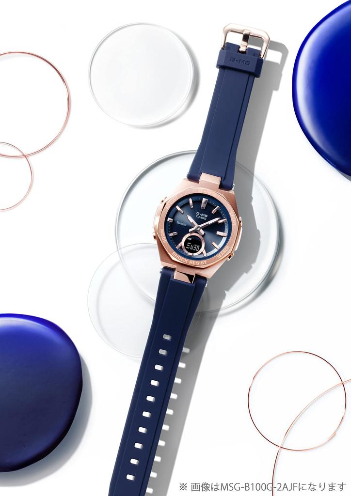 Casio Baby-G Watch (Official Japanese Product) G-MS Bluetooth Solar Watch MSG-B100G-1AJF Women's Black
