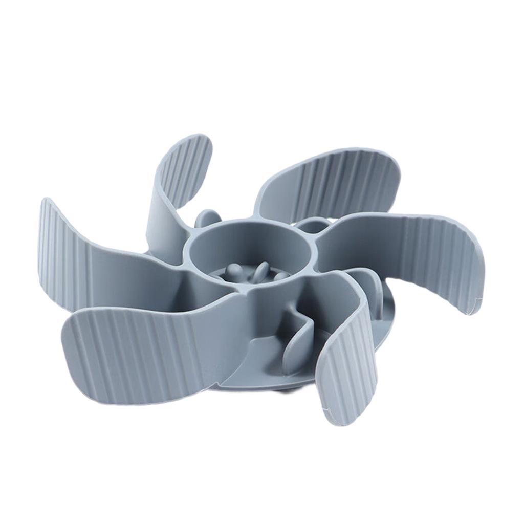 Slow Feeder Dog Bowl Insert With Strong Suction Cup NonSlip Silicone Pet Food Dispenser For Healthy Eating And Digestion