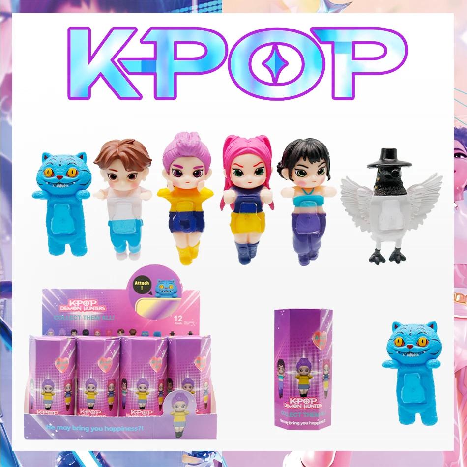 Акриловое украшение на елку «Охотник на демонов» в стиле K-pop, адвент-слепой бокс, милый готический праздничный декор для подростков и женщин, подарок