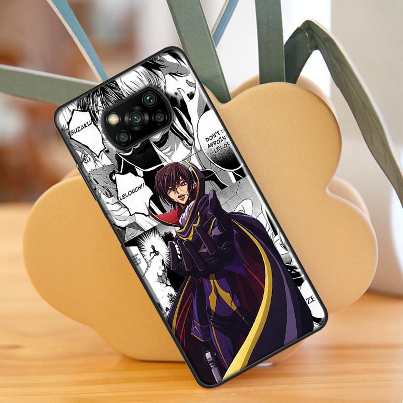 Чехол Lelouch Code Geass для Xiaomi Mi 10T 11T Pro Mi 11 Lite для POCO M3 Pro M4 F3 X3 GT X3 Pro, чехол для телефона