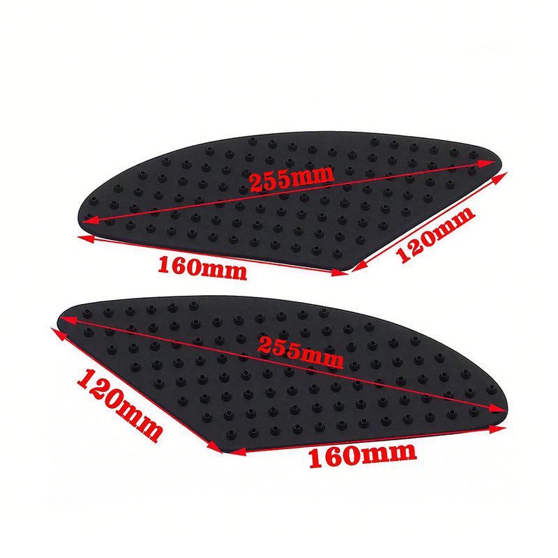 2pcs Motorcycle Gas Knee Non-slip Protection Pad Decal Fuel Tank Side Decoration Stickers Auto Accessories for Kawasaki / Honda
